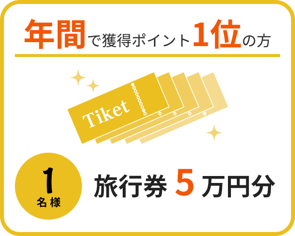 旅行券5万円分